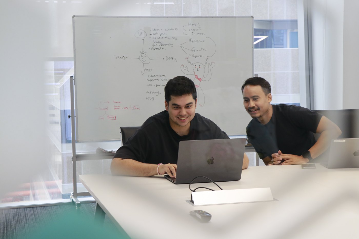 The Primal team planning together