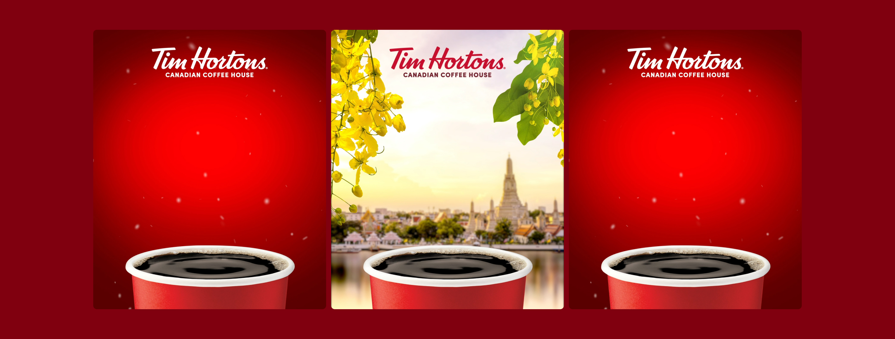Inside the first Tim Hortons store in Bangkok