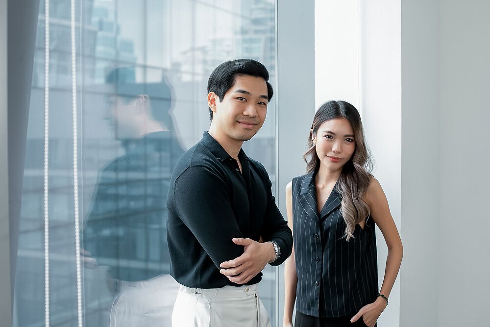 Two Primal team members in the office